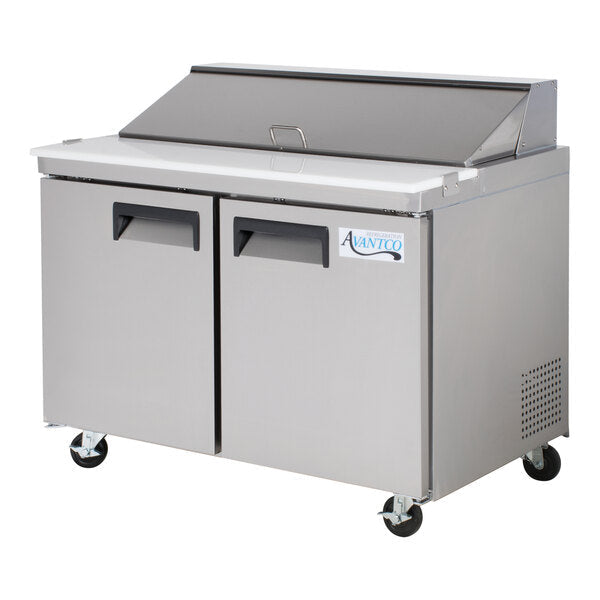 Refrigerator prep tables